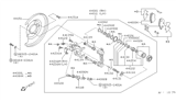 Diagram for 1999 Nissan 200SX Brake Backing Plate - 44151-0M800