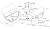 Diagram for 1998 Nissan 200SX Door Striker - 84620-8B705