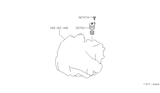 Diagram for 1996 Nissan Sentra Speed Sensor - 32702-0M116