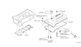 Diagram for Nissan 200SX Valve Cover Gasket - 13270-0M601