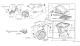 Diagram for 1997 Nissan Sentra Air Intake Coupling - 16578-0M700