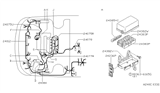 Diagram for 1999 Nissan 200SX Battery Cable - 24080-4B600