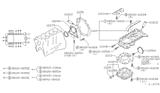 Diagram for 1998 Nissan Sentra Oil Pan - 11110-1N510