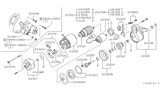 Diagram for 2017 Nissan Versa Note Starter Brush - 23379-0M300