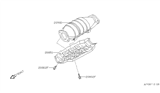 Diagram for 1995 Nissan 200SX Catalytic Converter - 20800-0M225