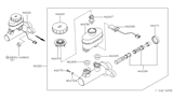 Diagram for 1999 Nissan Sentra Master Cylinder Repair Kit - 46011-4B025