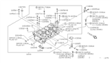 Diagram for 1999 Nissan Sentra Valve Cover Gasket - 13271-2J201