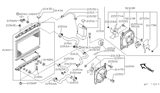 Diagram for Nissan Sentra Fan Motor - 21487-8B700