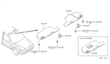 Diagram for 1997 Nissan 200SX Sun Visor - 96400-9B401