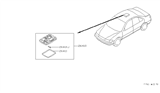 Diagram for 1998 Nissan 200SX Dome Light - 26410-0M002