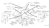 Diagram for Nissan 200SX Weather Strip - 76843-1M201