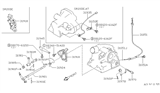 Diagram for 1998 Nissan 200SX Accelerator Cable - 31051-31X10