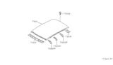 Diagram for 1999 Nissan Sentra Hood Hinge - 73231-0M030