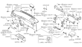 Diagram for 1998 Nissan Sentra Glove Box - 68500-1M200