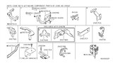 Diagram for 2007 Nissan Murano Alternator Bracket - 24239-8J10A