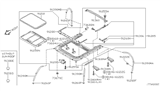 Diagram for 2006 Nissan Maxima Sunroof - 91205-7Y01A