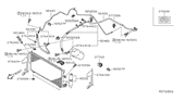 Diagram for Nissan Maxima A/C Hose - 92440-7Y100