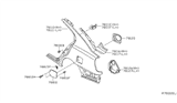 Diagram for 2005 Nissan Maxima Fuel Filler Housing - 78120-7Y030