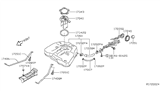 Diagram for Nissan Maxima Fuel Filler Neck - 17221-ZK31A