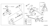 Diagram for Nissan Pathfinder Clutch Master Cylinder - 30611-AA025