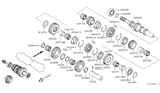 Diagram for 2005 Nissan Maxima Synchronizer Ring - 32604-8H502