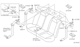 Diagram for 2006 Nissan Maxima Seat Belt - 88842-ZA082