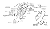 Diagram for 2007 Nissan Maxima Door Check - 82430-7Y000