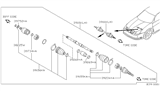 Diagram for 2004 Nissan Maxima Axle Shaft - 39101-7Y015