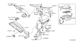 Diagram for Nissan Maxima Air Intake Coupling - 16576-CK000