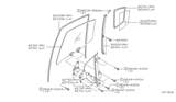 Diagram for 2004 Nissan Maxima Window Regulator - 82721-7Y000