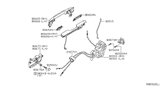 Diagram for Nissan Maxima Door Handle - 80607-ZK04A