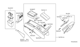 Diagram for 2006 Nissan Maxima Center Console Base - 96930-ZK30B