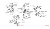 Diagram for 2004 Nissan Altima Engine Mount - 11220-8J100