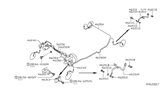 Diagram for 2006 Nissan Maxima Brake Line - 46210-8J015