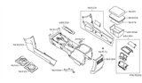 Diagram for 2005 Nissan Maxima Shift Indicator - 96941-8Y000