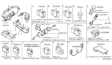 Diagram for 2005 Nissan Maxima Headlight Switch - 25560-7Y007