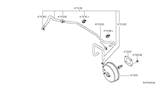 Diagram for Nissan Maxima Brake Booster - 47210-7Y000