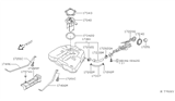 Diagram for Nissan Altima Fuel Filler Hose - 17221-7Y000