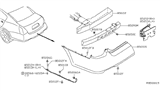 Diagram for 2004 Nissan Maxima Bumper - 85022-7Y025