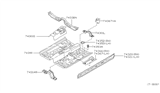 Diagram for 2006 Nissan Altima Floor Pan - 74312-ZB030