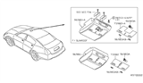 Diagram for 2008 Nissan Maxima Dome Light - 96980-ZK22B