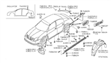 Diagram for 1995 Nissan 200SX Body Mount Hole Plug - 80874-85E00