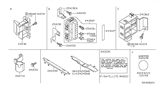 Diagram for 2006 Nissan Maxima Fuse Box - 24350-9W40A