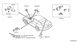 Diagram for 2004 Nissan Maxima Ignition Lock Cylinder - D8700-8J025