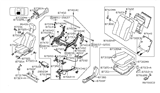 Diagram for Nissan Maxima Seat Motor - 87451-5Z50A