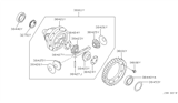 Diagram for 2011 Nissan Sentra Differential - 38411-JA60B