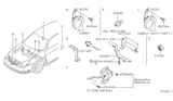 Diagram for 2005 Nissan Quest Horn - 25610-8J000