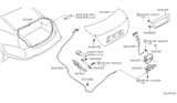 Diagram for 2004 Nissan Maxima Weather Strip - 84830-7Y000