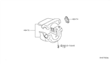 Diagram for 2004 Nissan Maxima Steering Column Cover - 48470-7Y100