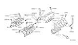 Diagram for 2010 Nissan Quest Valve Cover Gasket - 13270-EA21A